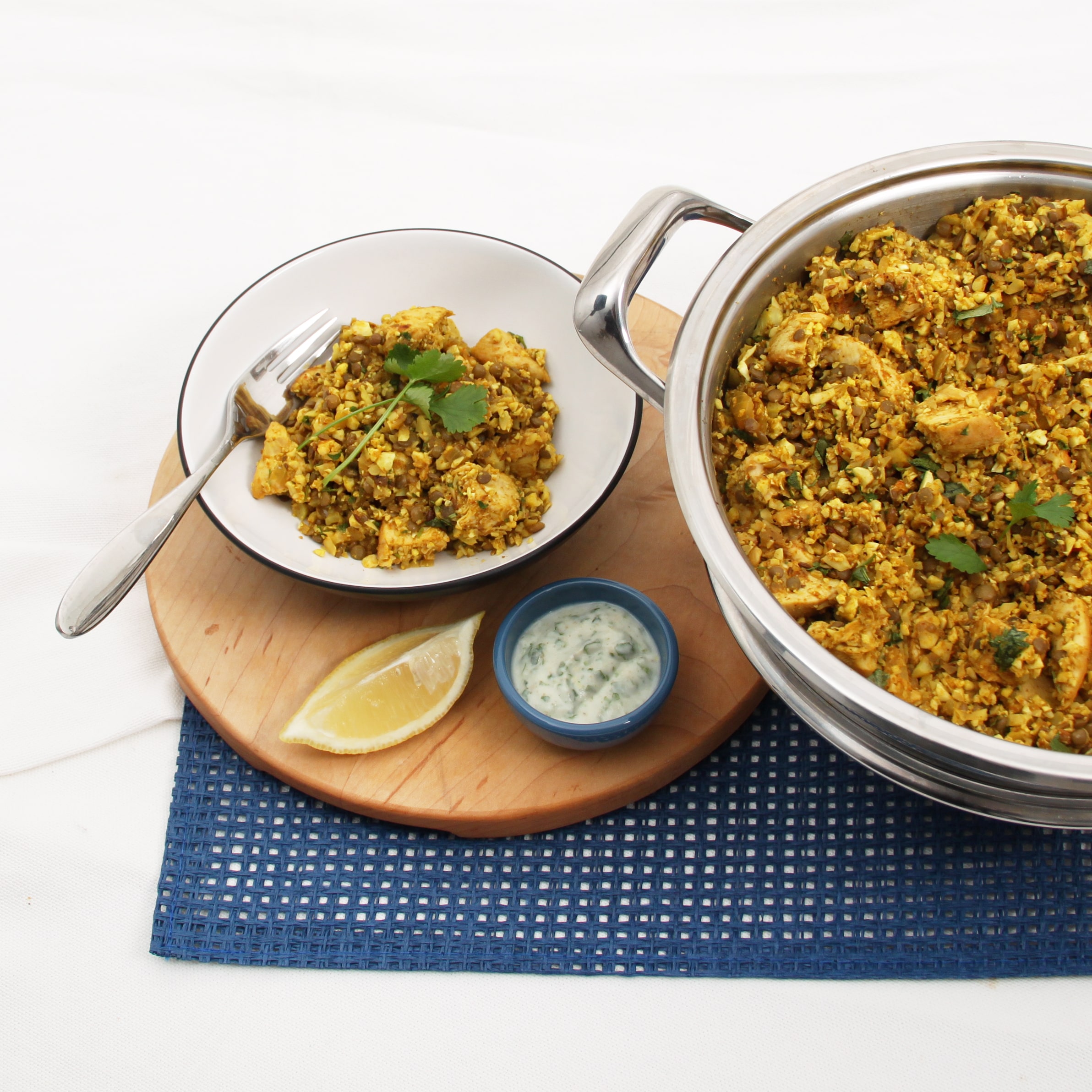 cauli-rice chicken breyani